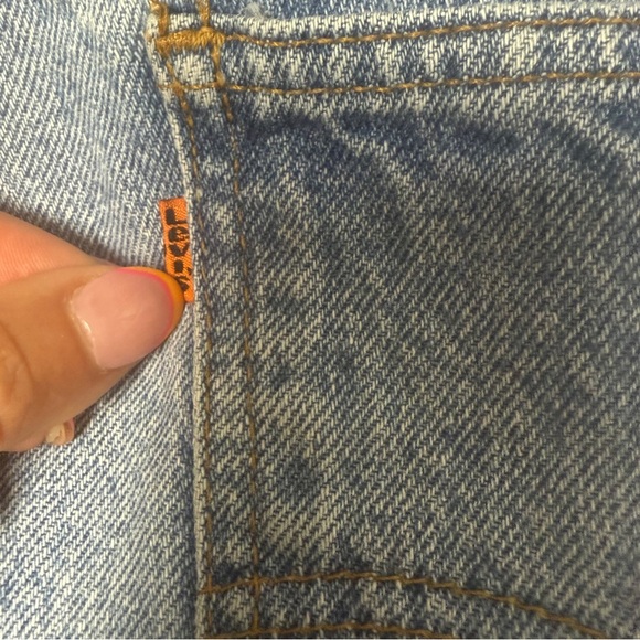 Vintage 80's Levi's jeans orange tab 505 - Picture 7 of 12